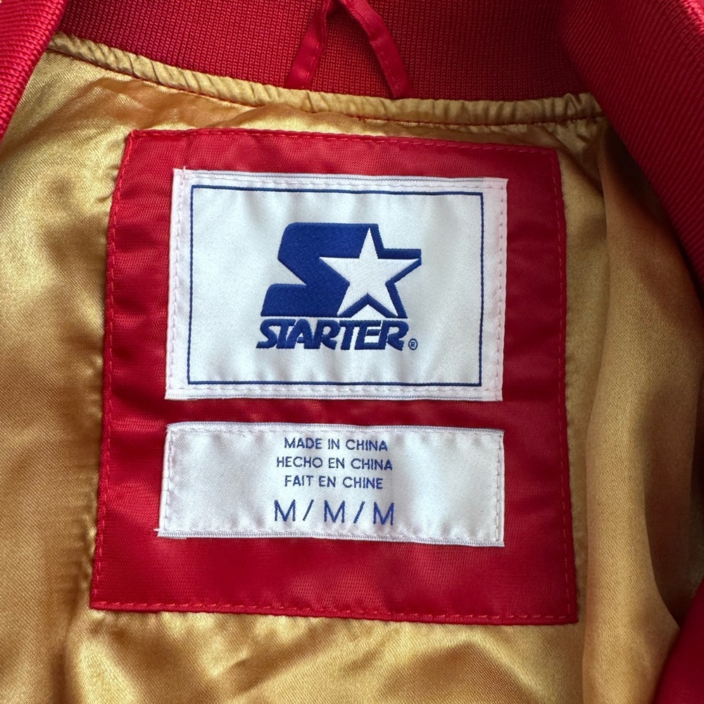 STARTER Red and Gold NFL San Francisco 49ers Jacket - Picture 9 of 10